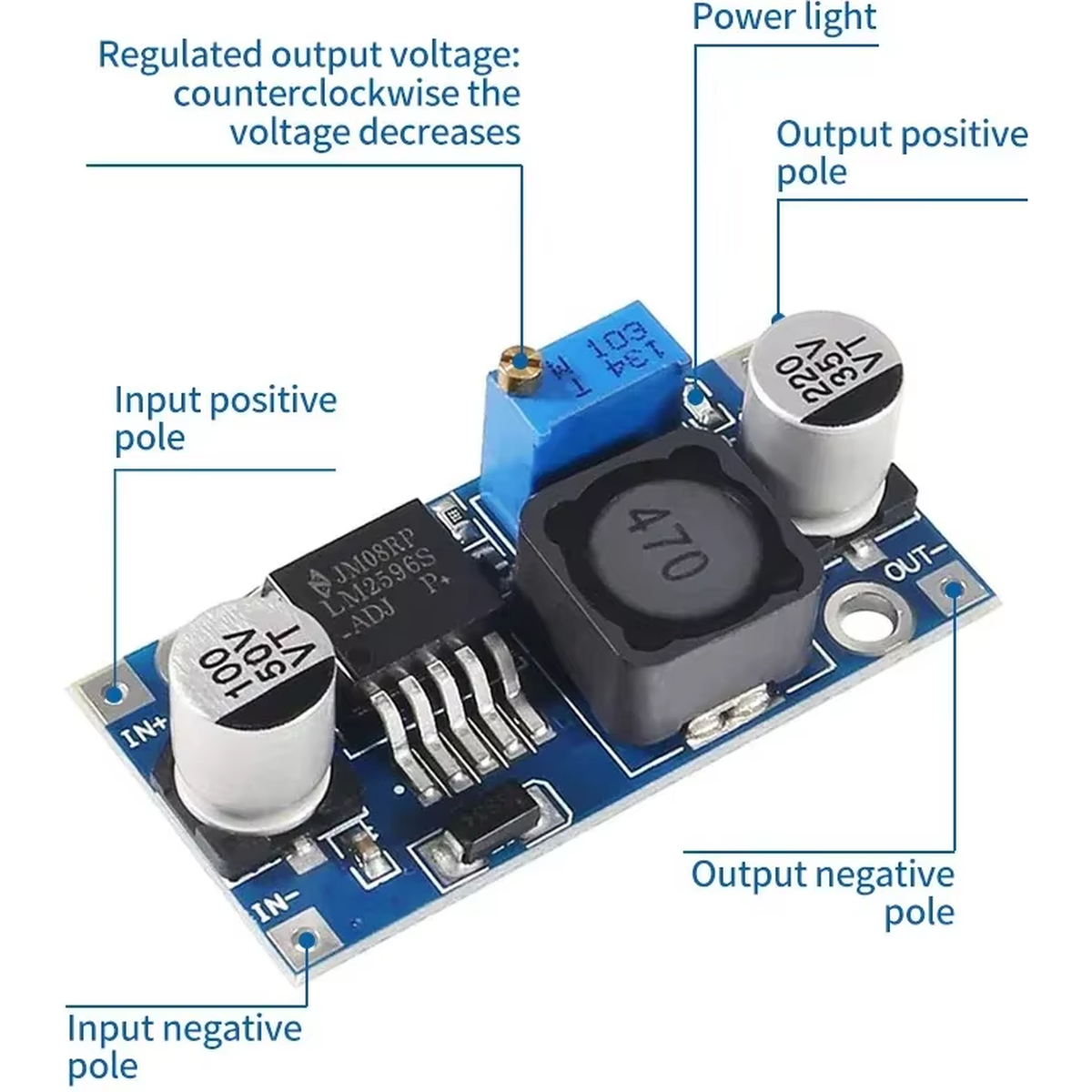 Modulo regulador LM2596 step-down