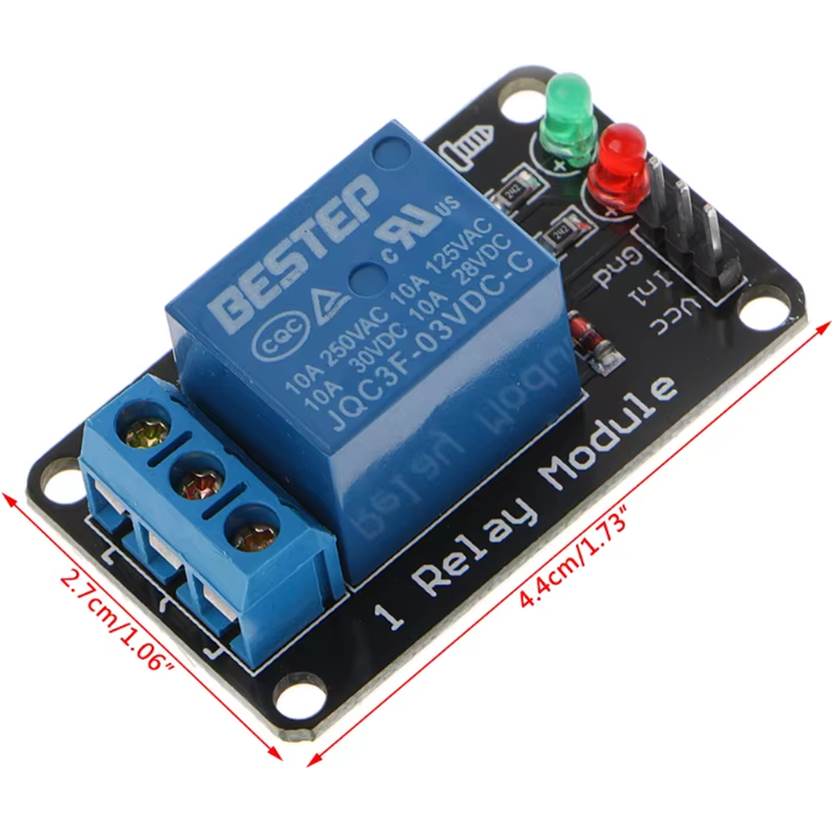 Modulo rele 5V de 1 canal